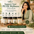 Virla Wellness PCOS Seed Cycling Kit | 4 Organic Seeds for Hormonal Wellness & Daily Nutrition