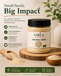 Virla Wellness PCOS Seed Cycling Kit | 4 Organic Seeds for Hormonal Wellness & Daily Nutrition