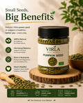 Virla Wellness PCOS Seed Cycling Kit | 4 Organic Seeds for Hormonal Wellness & Daily Nutrition