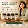 Virla Wellness PCOS Seed Cycling Kit | 4 Organic Seeds for Hormonal Wellness & Daily Nutrition