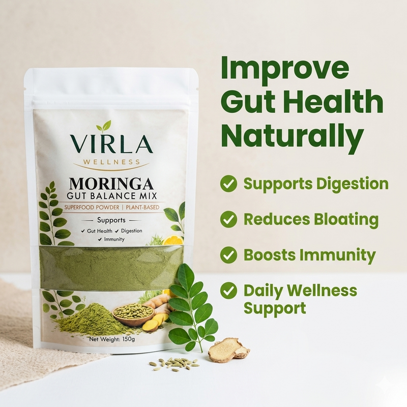 Virla Wellness Moringa Gut Balance Mix (150g)
