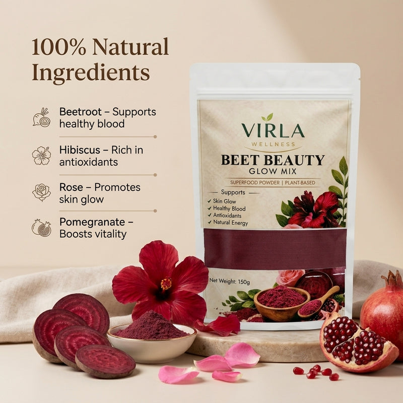 Beet Beauty Glow Mix – Natural Skin & Energy Boost (150g)